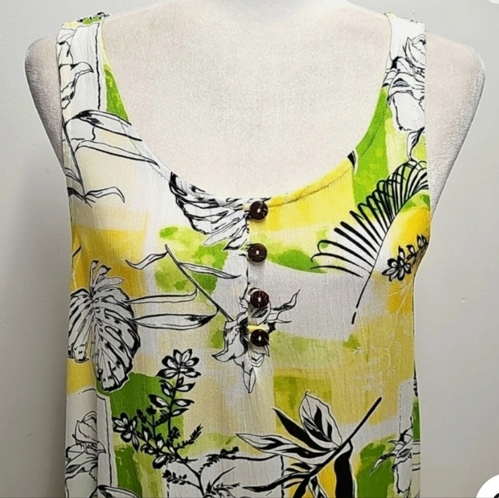 KAKTUS Dress Size M Summer Floral Tropical print. - Picture 2 of 14